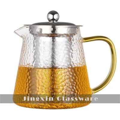 Teapot tal-Ħġieġ Martellat